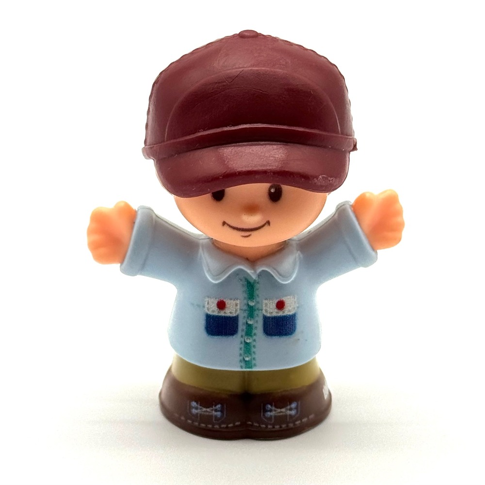 Fisher-Price Little People Helpful Harvester Figure Boy Ball Cap Blonde 2019